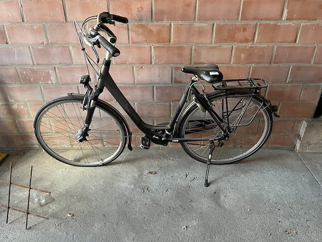 Damesfiets gazelle zwart - afbeelding 1 van  1