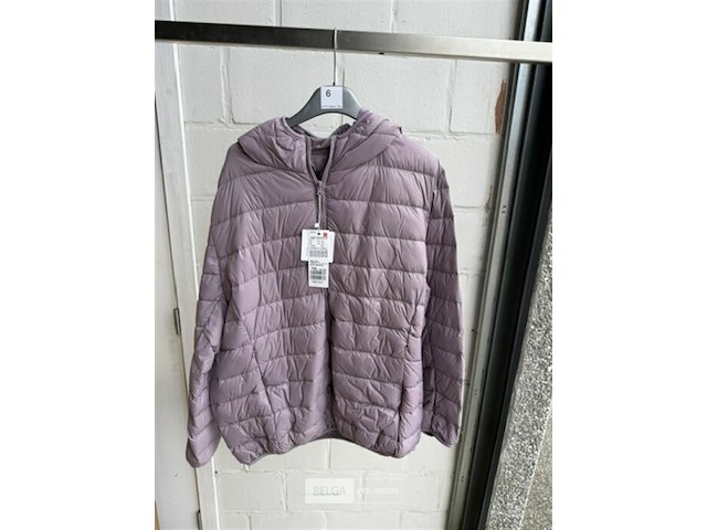 Damesjas met kap maat 7xl - afbeelding 2 van  3