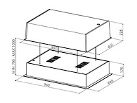 Dampkap faber skylift x/wh f90 - afbeelding 4 van  5