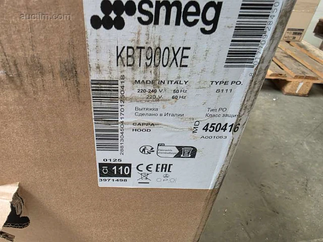 Dampkap smeg kbt900xe - afbeelding 3 van  4