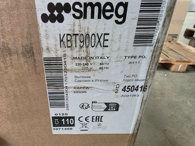 Dampkap smeg kbt900xe - afbeelding 4 van  4