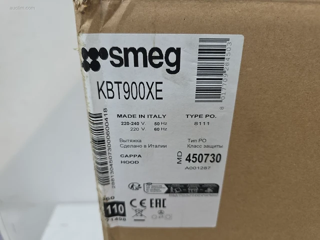 Dampkap smeg kbt900xe - afbeelding 3 van  4