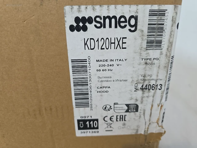 Dampkap smeg kd120hxe - afbeelding 3 van  3