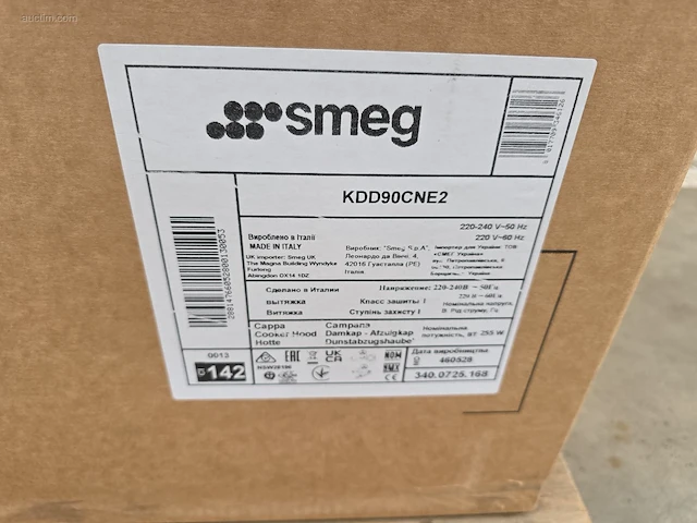 Dampkap smeg kdd90cne2 - afbeelding 3 van  4