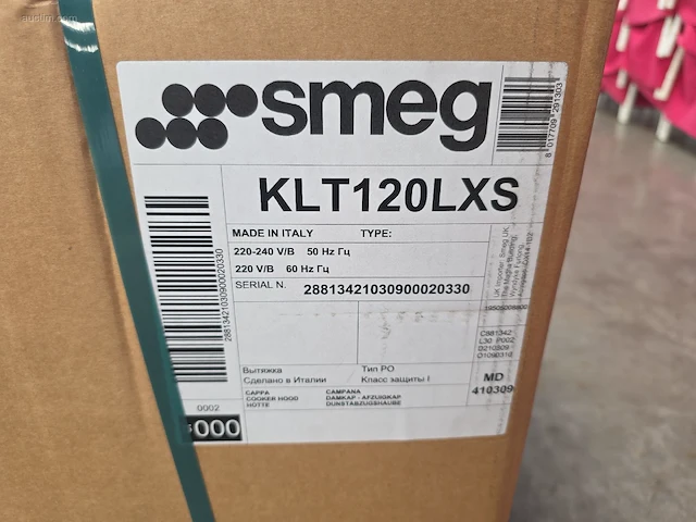 Dampkap smeg klt120lxs - afbeelding 3 van  3