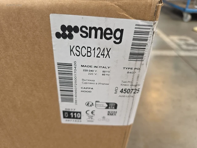 Dampkap smeg kscb124x - afbeelding 3 van  4