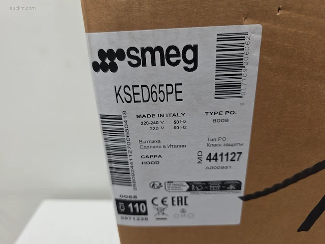 Dampkap smeg ksed65pe - afbeelding 3 van  5