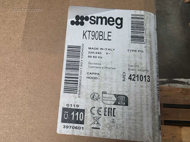 Dampkap smeg kt90ble - afbeelding 3 van  3