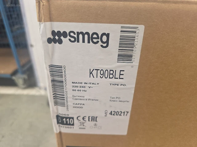 Dampkap smeg kt90ble - afbeelding 3 van  4