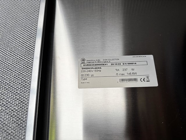 Dampkap zion dhg991plasma - afbeelding 4 van  6