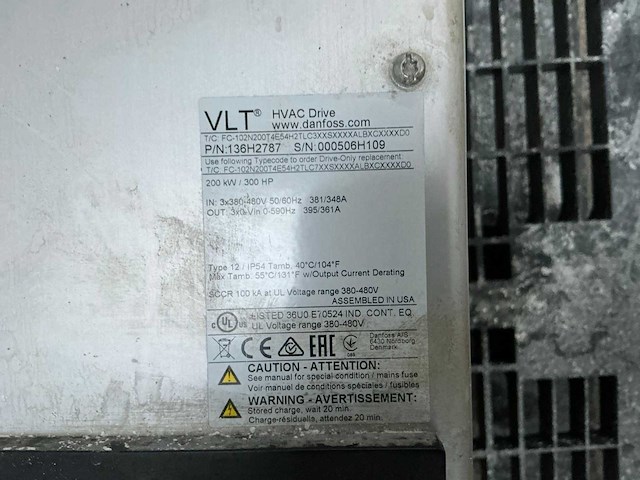 Danfos vlt hvac drive frequentieregelaar - afbeelding 6 van  7