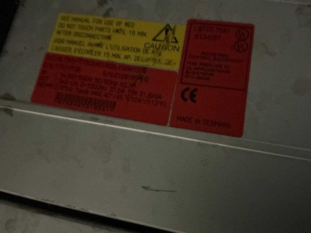 Danfoss vl7502 frequentieregelaar - afbeelding 3 van  7