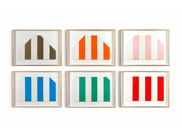Daniel buren - pièce unique - afbeelding 1 van  7