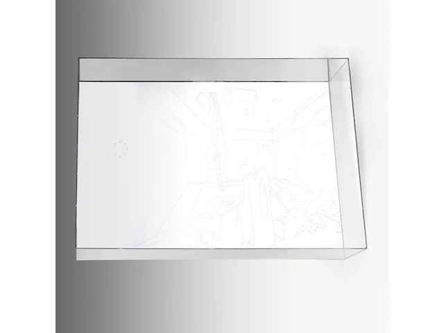 Daniel roth (1969), 'portland', 2004, graphite drawing in a plexi box 82 x 122 x 25 cm. (32.28 x 48.03 x 9.83 in.) - afbeelding 2 van  2