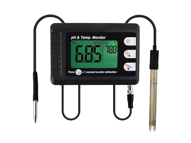 Danoplus ph & temperatuur meter - afbeelding 1 van  4