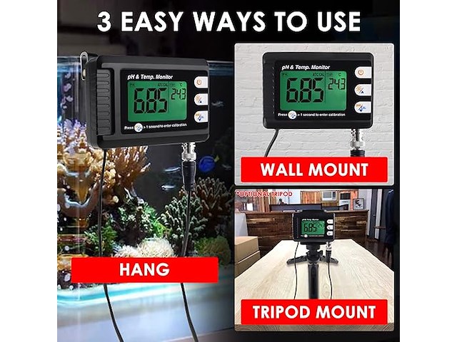 Danoplus ph & temperatuur meter - afbeelding 3 van  4