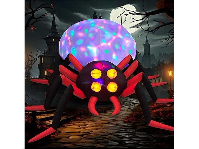 Danxilu 244 cm enorme opblaasbare halloween-spin - afbeelding 1 van  3