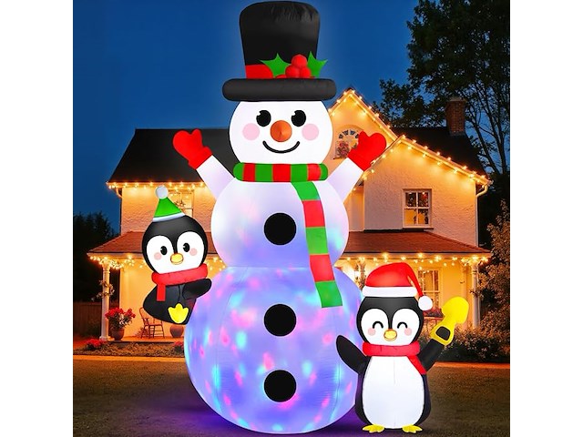 Danxilu opblaasbare kerstdecoratie (183 cm) - afbeelding 1 van  4