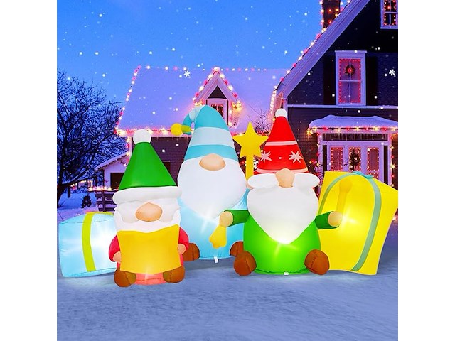 Danxilu opblaasbare kerstfiguren (183 cm) - afbeelding 1 van  2