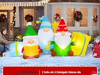 Danxilu opblaasbare kerstfiguren (183 cm) - afbeelding 2 van  2