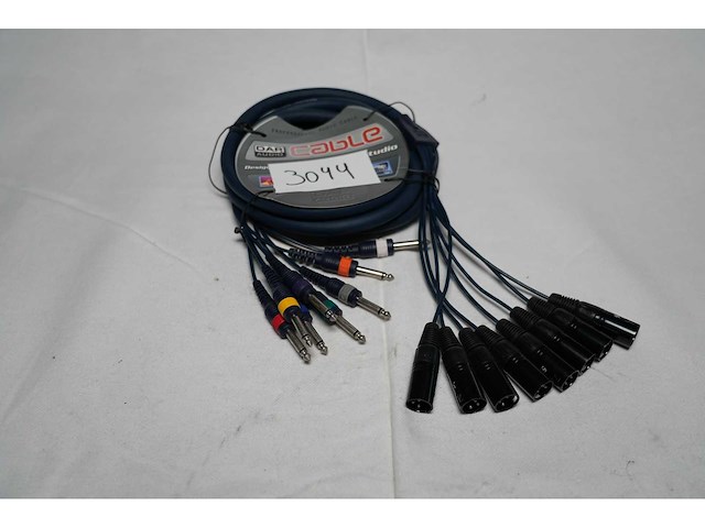Dap - studiosnake 8 ways xlr - ts - 3 - afbeelding 1 van  1