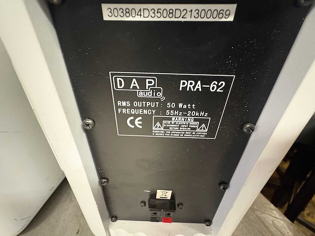 Dap audio boxen - pra-62 - various audio equipment (4x) - afbeelding 4 van  4