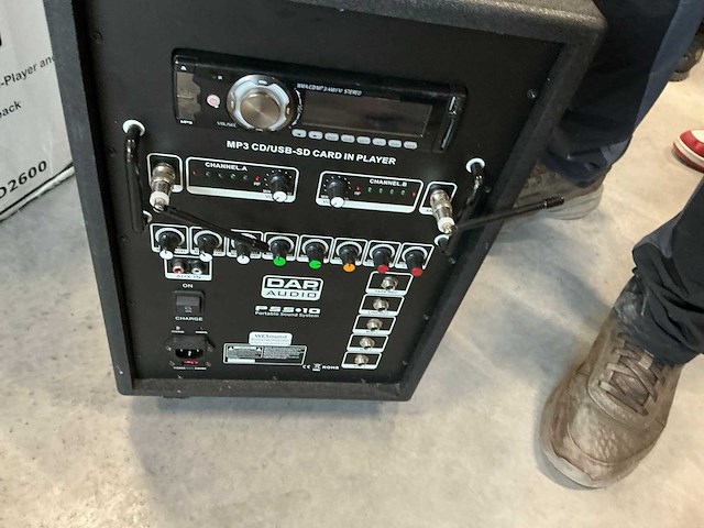 Dap audio draagbare soundsystem - afbeelding 2 van  3