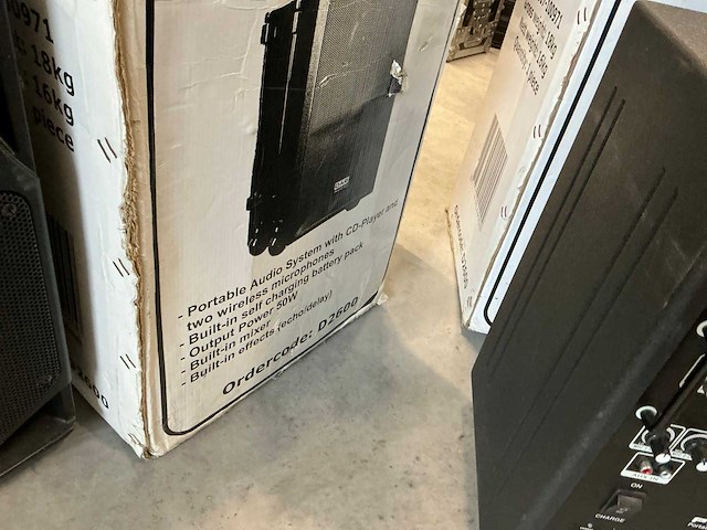 Dap audio draagbare soundsystem - afbeelding 3 van  3