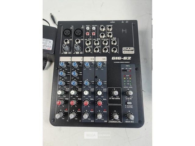 Dap audio gig-62 audio mengpaneel - afbeelding 2 van  2