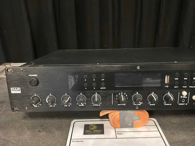 Dap audio za9120tu 100v versterker - afbeelding 3 van  7