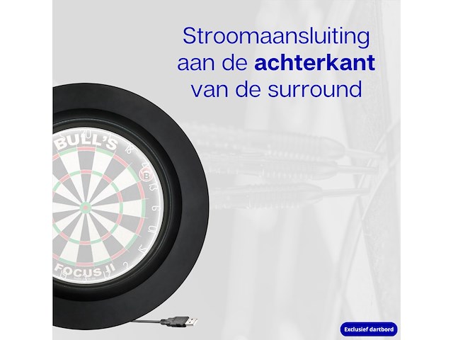 Dartboard surround - verlichting led - afbeelding 6 van  8