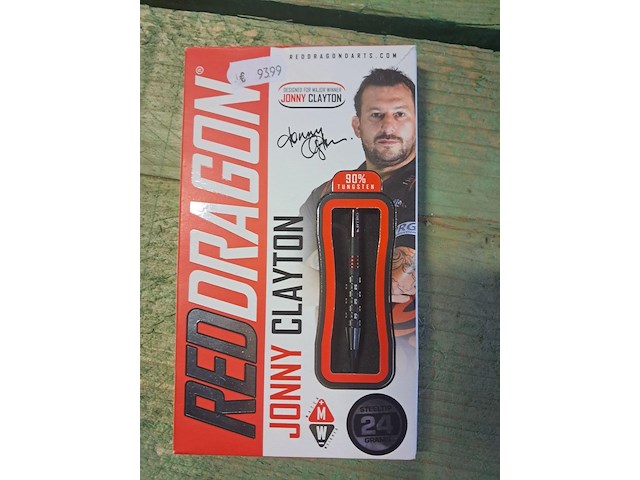 Dartspijlen nieuw in doos jonny clayton 24 gr - afbeelding 1 van  3