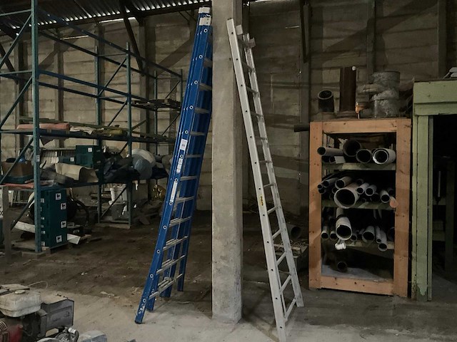 Das 3 delige schuifladder - afbeelding 2 van  4