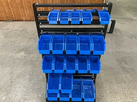 Datona mobiele voorraad wagen met sorteerbakken/ magazijnbakken - afbeelding 3 van  3