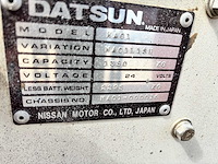 Datsun/ nissan ma01 elektrische vorkheftruck - 1,35 ton – 24v - functioneel - afbeelding 14 van  21