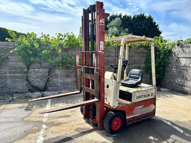 Datsun/ nissan ma01 elektrische vorkheftruck - 1,35 ton – 24v - functioneel - afbeelding 1 van  6