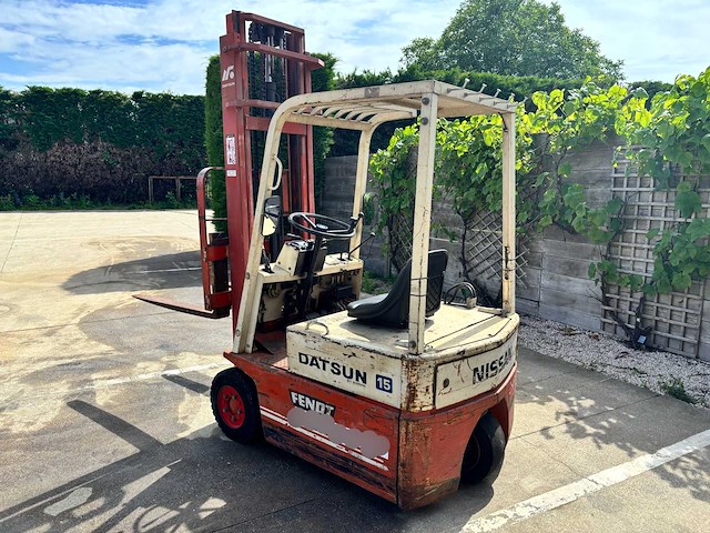Datsun/ nissan ma01 elektrische vorkheftruck - 1,35 ton – 24v - functioneel - afbeelding 3 van  6