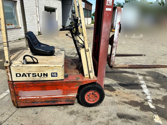 Datsun/ nissan ma01 elektrische vorkheftruck - 1,35 ton – 24v - functioneel - afbeelding 6 van  6