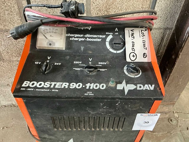 Dav booster 90-1100 acculader/startbooster - afbeelding 2 van  3