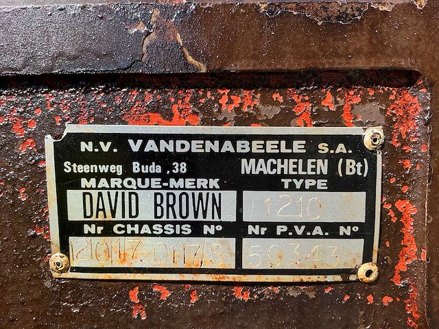David brown 1210 oldtimer tractor - afbeelding 2 van  5