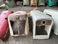 David brown tractor motorkap (2x) - afbeelding 1 van  4