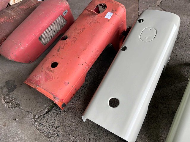David brown tractor motorkap (2x) - afbeelding 4 van  4