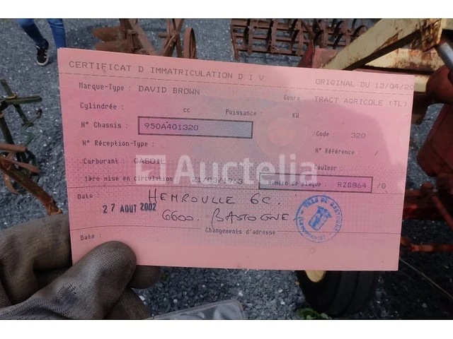 David brown tractor (vin: 950a401320) - afbeelding 6 van  19