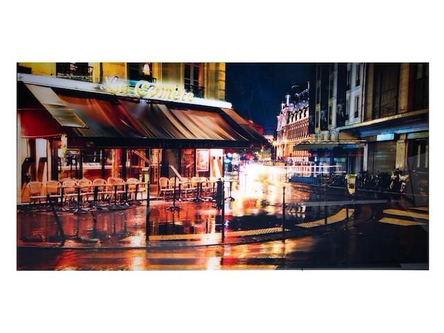 David drebin (1970), 'rain in paris', c-print, n° 5/7 103 x 205 cm. (40.54 x 80.70 in.) - afbeelding 2 van  6