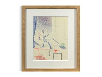 David hockney - lithografie 1977 - afbeelding 1 van  1