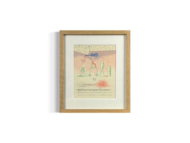 David hockney - lithografie 1977 - afbeelding 1 van  1