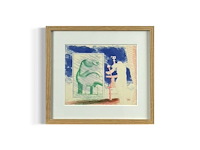 David hockney - lithografie 1977 - afbeelding 1 van  1
