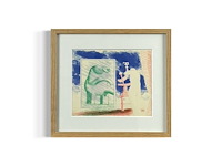 David hockney - lithografie 1977 - afbeelding 1 van  1