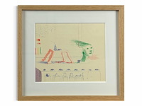 David hockney - lithografie 1977