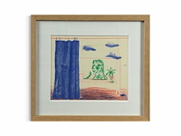 David hockney - lithografie 1977 - afbeelding 1 van  1